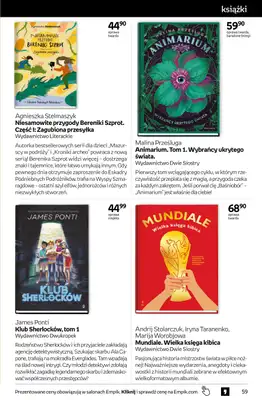 Empik - gazetka promocyjna Tom kultury: książki od środy 06.05 do wtorku 19.05 - strona 59