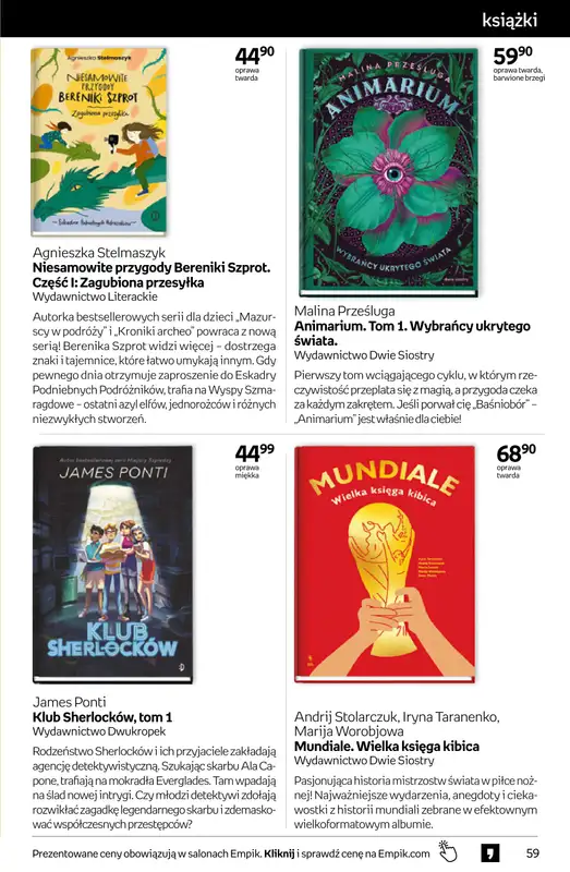 Empik - gazetka promocyjna Tom kultury: książki od środy 06.05 do wtorku 19.05 - strona 59