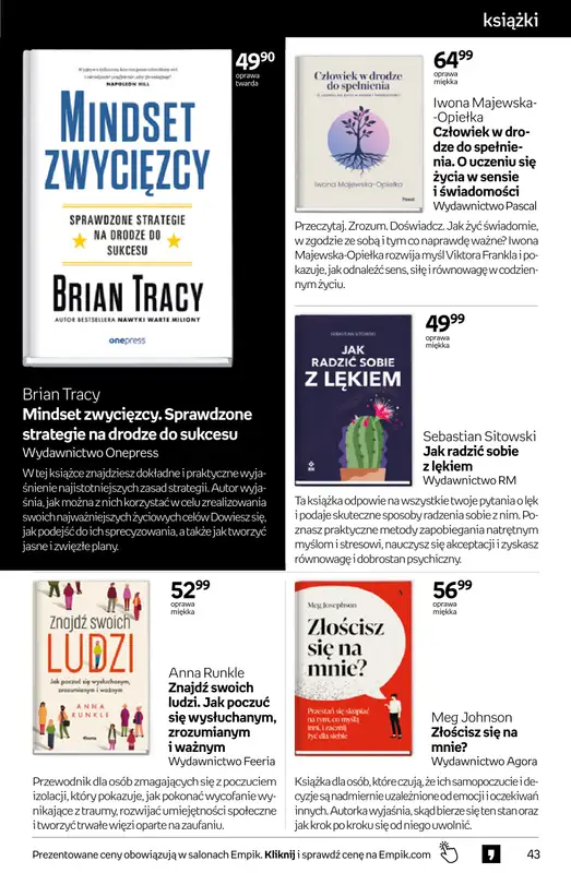 Empik - gazetka promocyjna Tom kultury: książki od środy 06.05 do wtorku 19.05 - strona 43