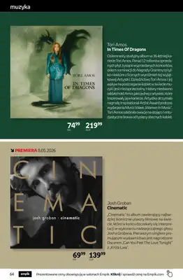Empik - gazetka promocyjna Tom kultury: muzyka od środy 06.05 do wtorku 19.05 - strona 6