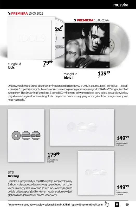 Empik - gazetka promocyjna Tom kultury: muzyka od środy 06.05 do wtorku 19.05 - strona 11