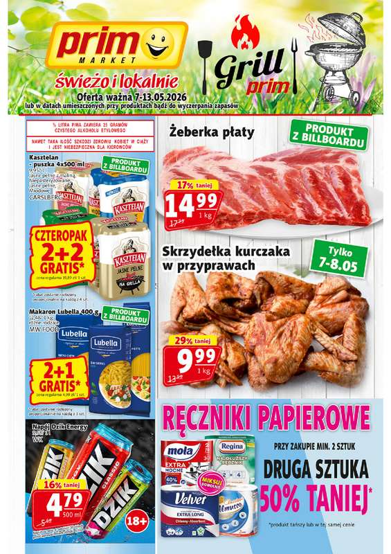 Prim Market - gazetka promocyjna Gazetka od środy 06.05 do środy 13.05