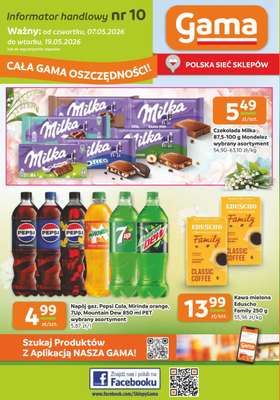 Gama - gazetka promocyjna Gazetka od czwartku 07.05 do wtorku 19.05