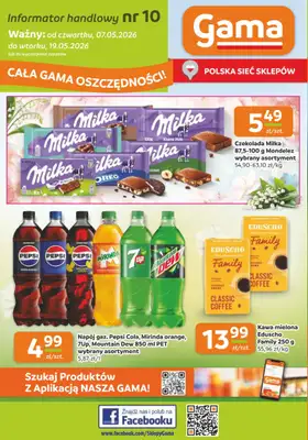 Gama - gazetka promocyjna Gazetka od czwartku 07.05 do wtorku 19.05