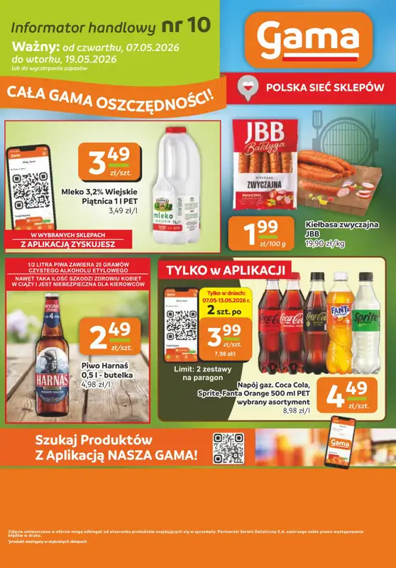 Gama - gazetka promocyjna Gazetka od czwartku 07.05 do wtorku 19.05 - strona 12