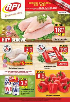 API Market - gazetka promocyjna Gazetka od środy 06.05 do wtorku 12.05