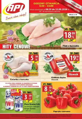 API Market - gazetka promocyjna Gazetka od środy 06.05 do wtorku 12.05