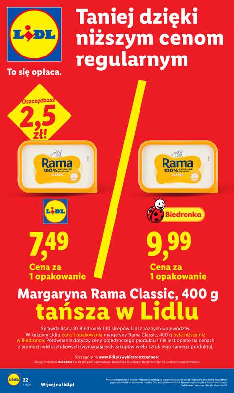 Lidl - gazetka promocyjna Oferta od czwartku od czwartku 07.05 do soboty 09.05 - strona 22
