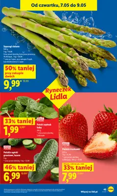 Lidl - gazetka promocyjna Oferta od czwartku od czwartku 07.05 do soboty 09.05 - strona 43