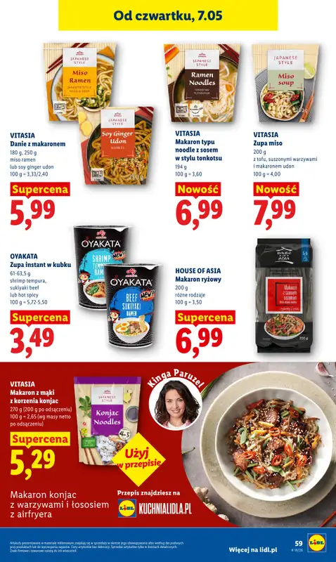 Lidl - gazetka promocyjna Oferta od czwartku od czwartku 07.05 do soboty 09.05 - strona 59