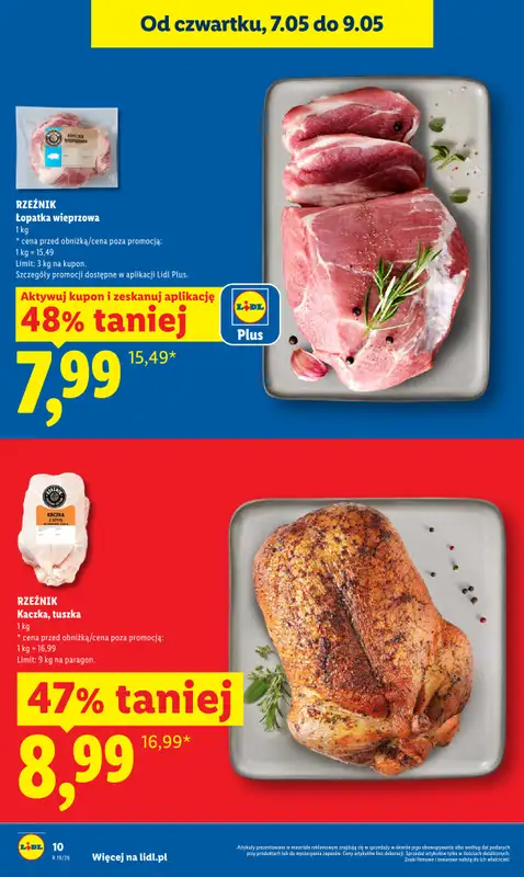 Lidl - gazetka promocyjna Oferta od czwartku od czwartku 07.05 do soboty 09.05 - strona 10