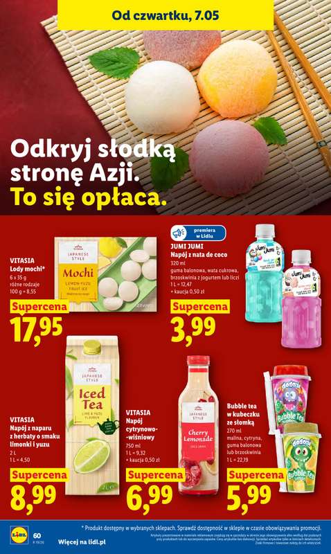 Lidl - gazetka promocyjna Oferta od czwartku od czwartku 07.05 do soboty 09.05 - strona 60