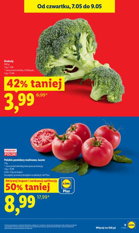 Lidl - gazetka promocyjna Oferta od czwartku od czwartku 07.05 do soboty 09.05 - strona 9
