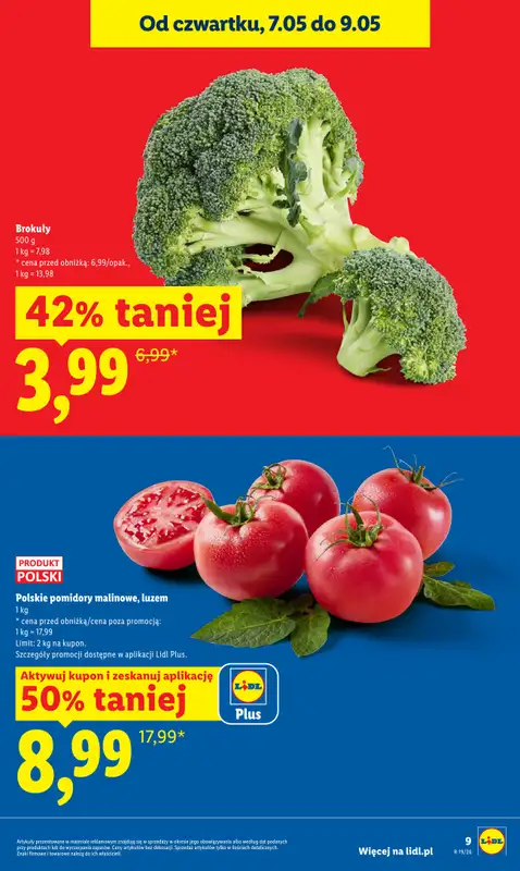 Lidl - gazetka promocyjna Oferta od czwartku od czwartku 07.05 do soboty 09.05 - strona 9