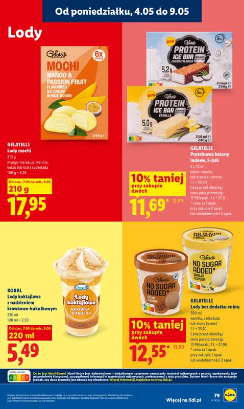 Lidl - gazetka promocyjna Oferta od czwartku od czwartku 07.05 do soboty 09.05 - strona 79