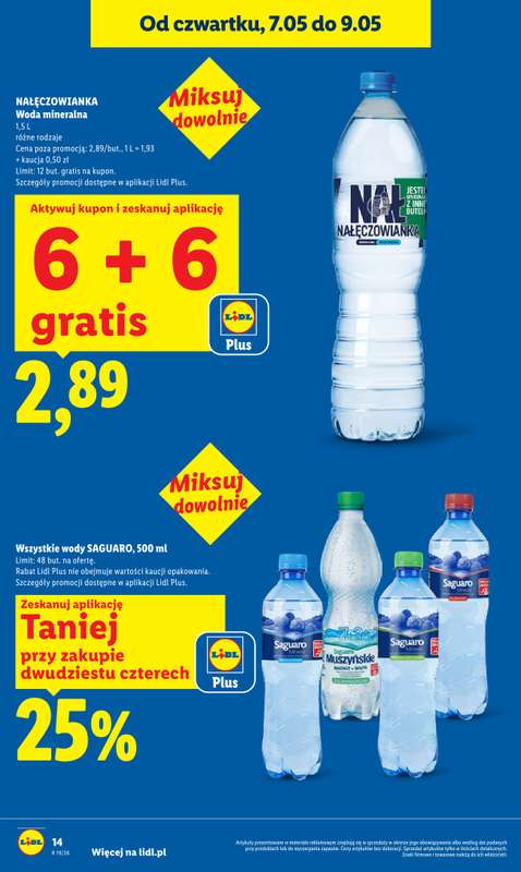 Lidl - gazetka promocyjna Oferta od czwartku od czwartku 07.05 do soboty 09.05 - strona 14