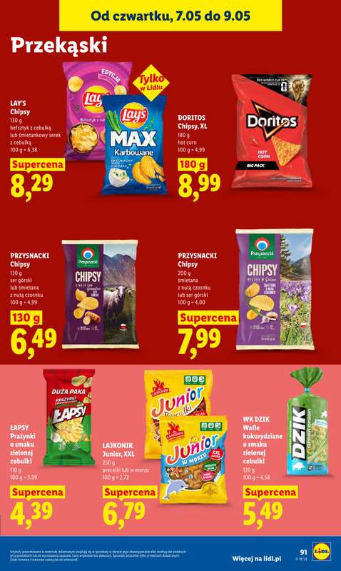 Lidl - gazetka promocyjna Oferta od czwartku od czwartku 07.05 do soboty 09.05 - strona 95