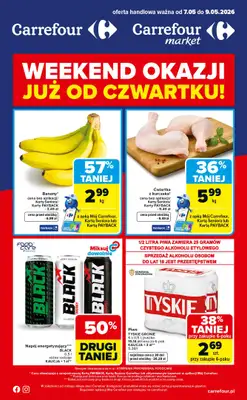 Carrefour - gazetka promocyjna Gazetka Weekend okazji już od czwartku od czwartku 07.05 do soboty 09.05