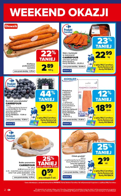Carrefour - gazetka promocyjna Gazetka Weekend okazji już od czwartku od czwartku 07.05 do soboty 09.05 - strona 2