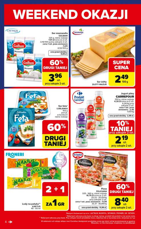 Carrefour - gazetka promocyjna Gazetka Weekend okazji już od czwartku od czwartku 07.05 do soboty 09.05 - strona 4