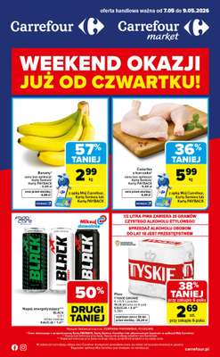 Carrefour Market - gazetka promocyjna Gazetka Weekend okazji już od czwartku od czwartku 07.05 do soboty 09.05