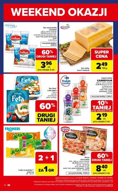 Carrefour Market - gazetka promocyjna Gazetka Weekend okazji już od czwartku od czwartku 07.05 do soboty 09.05 - strona 4