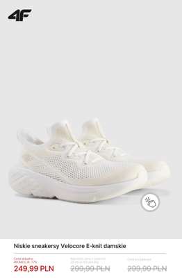Niskie sneakersy Velocore E-knit damskie
