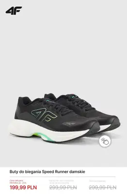 4F - gazetka promocyjna Buty sportowe na wyprzedaży od środy 06.05  - strona 3