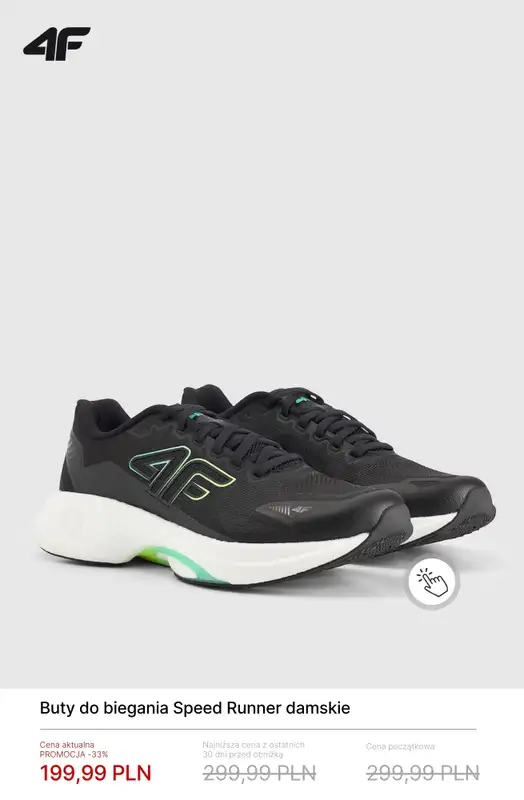 4F - gazetka promocyjna Buty sportowe na wyprzedaży od środy 06.05  - strona 3
