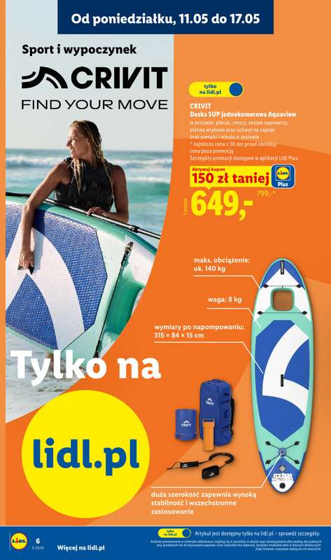 Lidl - gazetka promocyjna Katalog od poniedziałku 11.05 do soboty 16.05 - strona 6