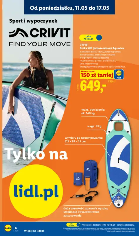 Lidl - gazetka promocyjna Katalog od poniedziałku 11.05 do soboty 16.05 - strona 6