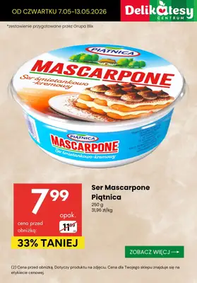 Delikatesy Centrum - gazetka promocyjna Skyry, serki i jogurty - sprawdź promocje! od czwartku 07.05 do środy 13.05 - strona 9