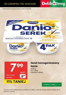 Delikatesy Centrum - gazetka promocyjna Skyry, serki i jogurty - sprawdź promocje! od czwartku 07.05 do środy 13.05 - strona 6