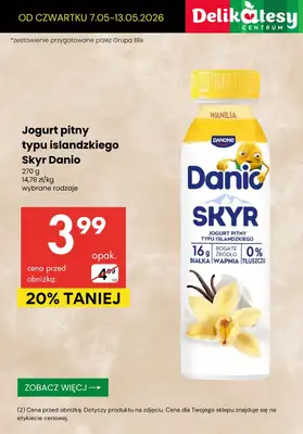 Delikatesy Centrum - gazetka promocyjna Skyry, serki i jogurty - sprawdź promocje! od czwartku 07.05 do środy 13.05 - strona 2
