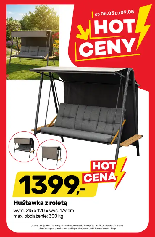 Bricomarche - gazetka promocyjna Meble i dodatki ogrodowe od środy 06.05 do soboty 16.05 - strona 4