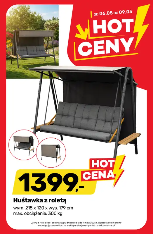 Bricomarche - gazetka promocyjna Meble i dodatki ogrodowe od środy 06.05 do soboty 16.05 - strona 4