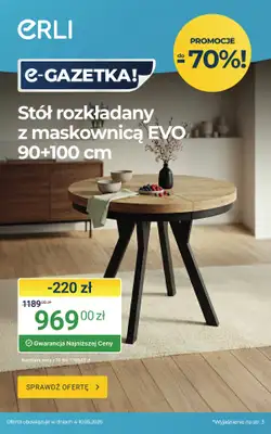 ERLI - gazetka promocyjna Urządź i wyposaż dom taniej z ERLI! od środy 06.05 do niedzieli 10.05