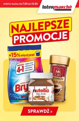 Intermarche - gazetka promocyjna Najlepsze promocje! od czwartku 07.05 do środy 13.05