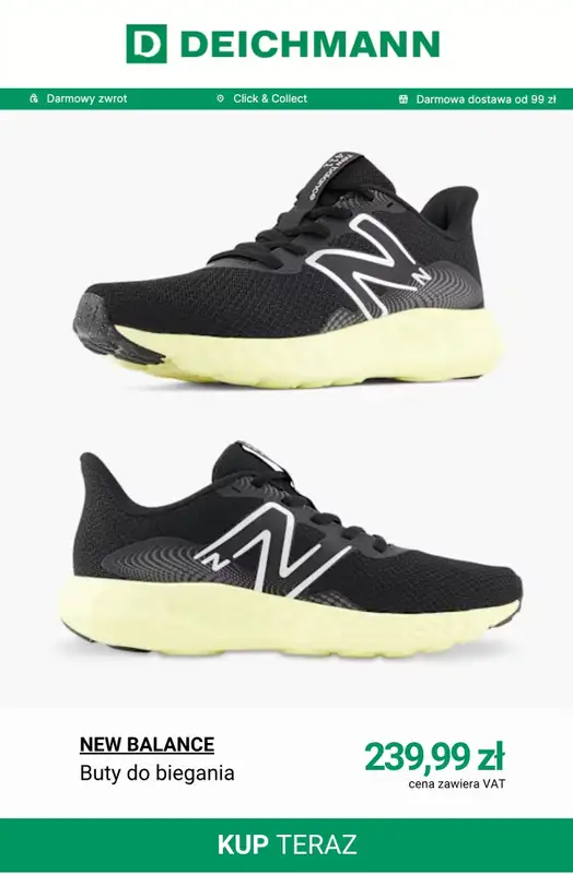 Deichmann - gazetka promocyjna Sneakersy damskie New Balance od środy 06.05  - strona 6