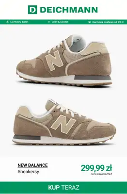 Deichmann - gazetka promocyjna Sneakersy damskie New Balance od środy 06.05  - strona 5