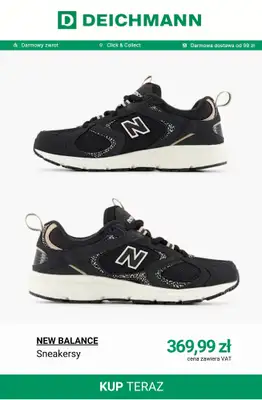 Deichmann - gazetka promocyjna Sneakersy damskie New Balance od środy 06.05  - strona 4