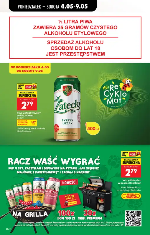 Biedronka - gazetka promocyjna Od poniedziałku od poniedziałku 04.05 do soboty 09.05 - strona 60