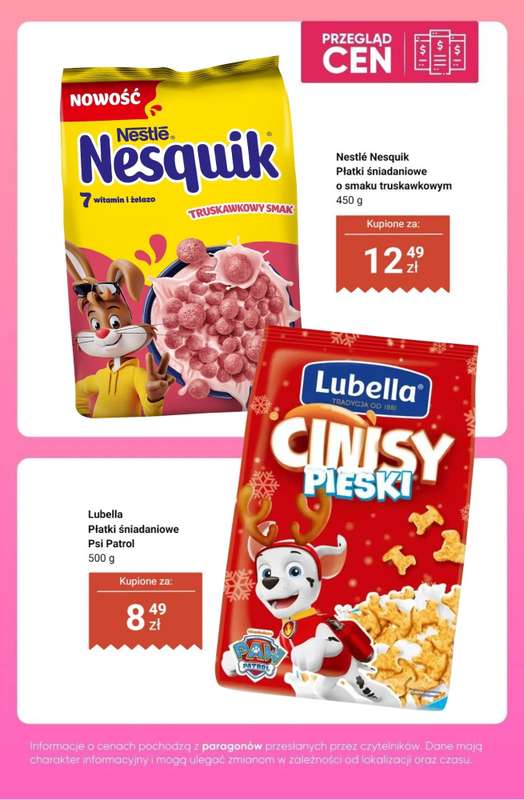 Dino - gazetka promocyjna Płatki śniadaniowe - przegląd cen od czwartku 07.05 do wtorku 12.05 - strona 5