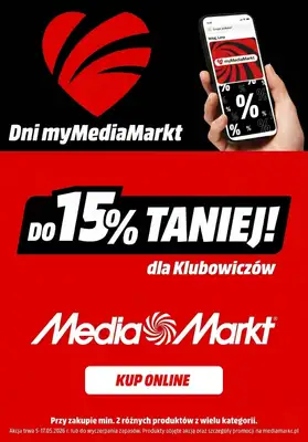 Media Markt - gazetka promocyjna Kupuj z rabatami do 15% w zestawie od środy 06.05 do niedzieli 17.05