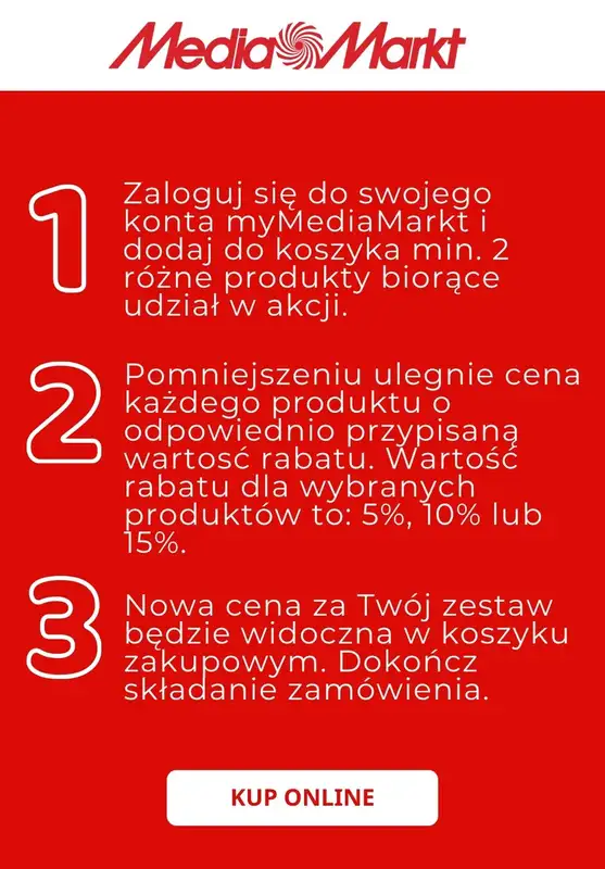 Media Markt - gazetka promocyjna Kupuj z rabatami do 15% w zestawie od środy 06.05 do niedzieli 17.05 - strona 2