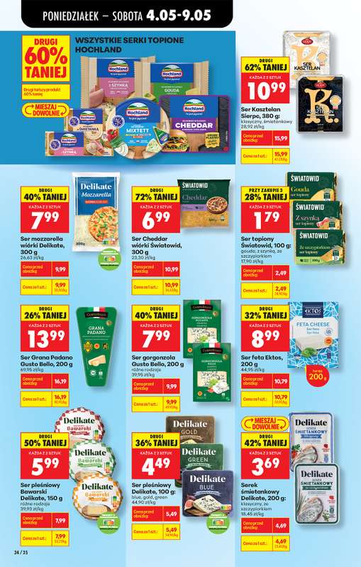 Biedronka - gazetka promocyjna Od poniedziałku, Z ladą tradycyjną od poniedziałku 04.05 do soboty 09.05 - strona 38