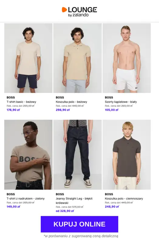 Lounge by Zalando - gazetka promocyjna Do -75%  BOSS - Mężczyźni od środy 06.05 do soboty 09.05 - strona 6