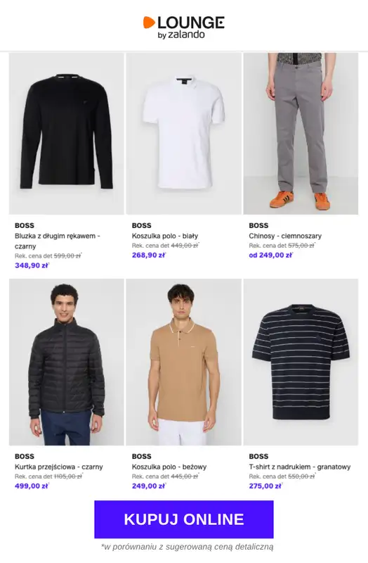 Lounge by Zalando - gazetka promocyjna Do -75%  BOSS - Mężczyźni od środy 06.05 do soboty 09.05 - strona 10