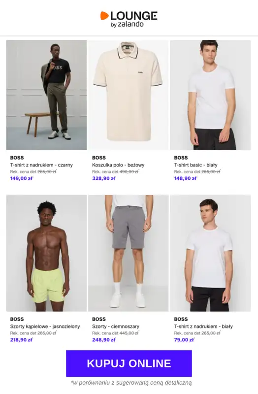 Lounge by Zalando - gazetka promocyjna Do -75%  BOSS - Mężczyźni od środy 06.05 do soboty 09.05 - strona 5