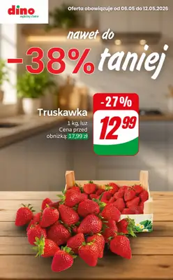 Dino - gazetka promocyjna Nawet do -38% TANIEJ od czwartku 07.05 do wtorku 12.05